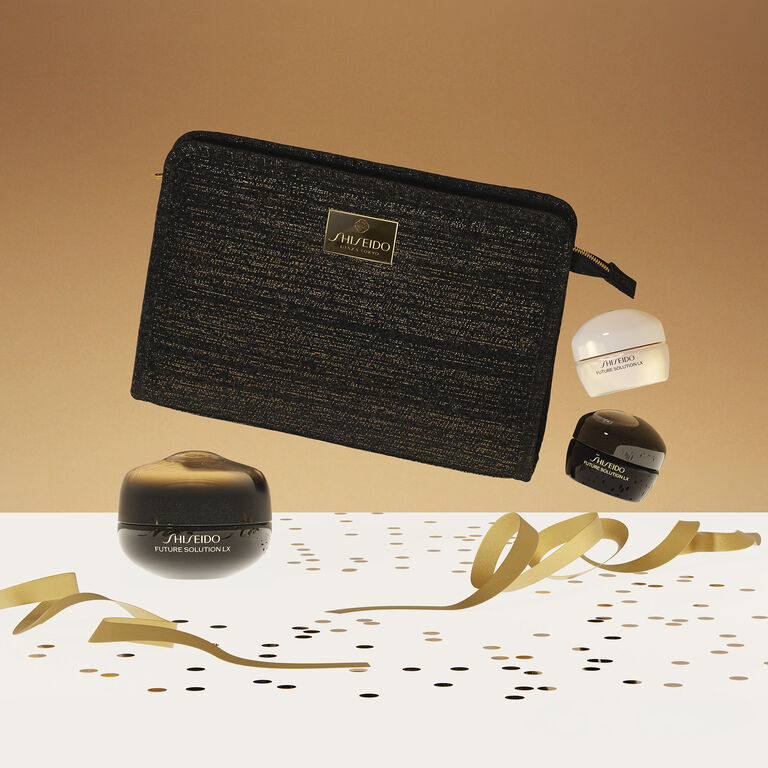 Future Solution LX Eye Cream Holiday Pouch Kit, 