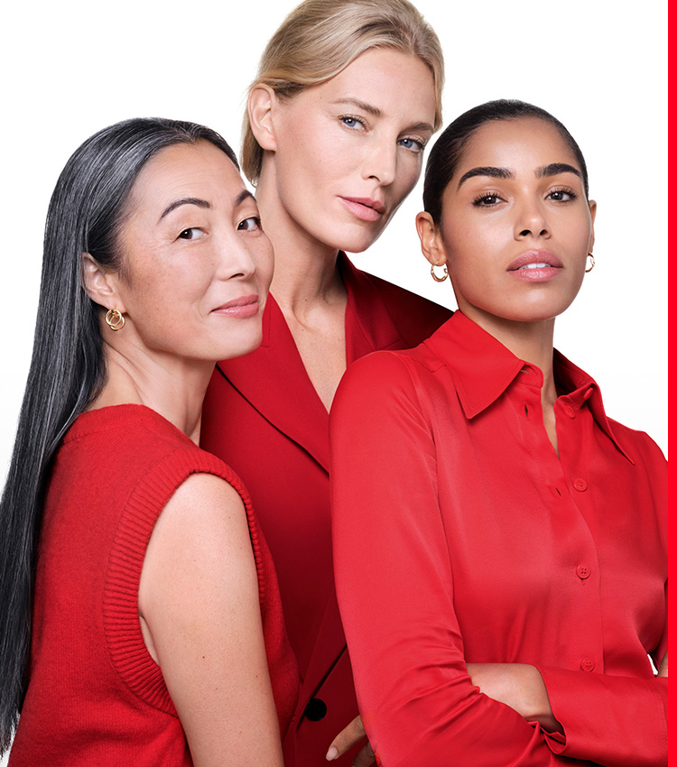 Shiseido Skincare models