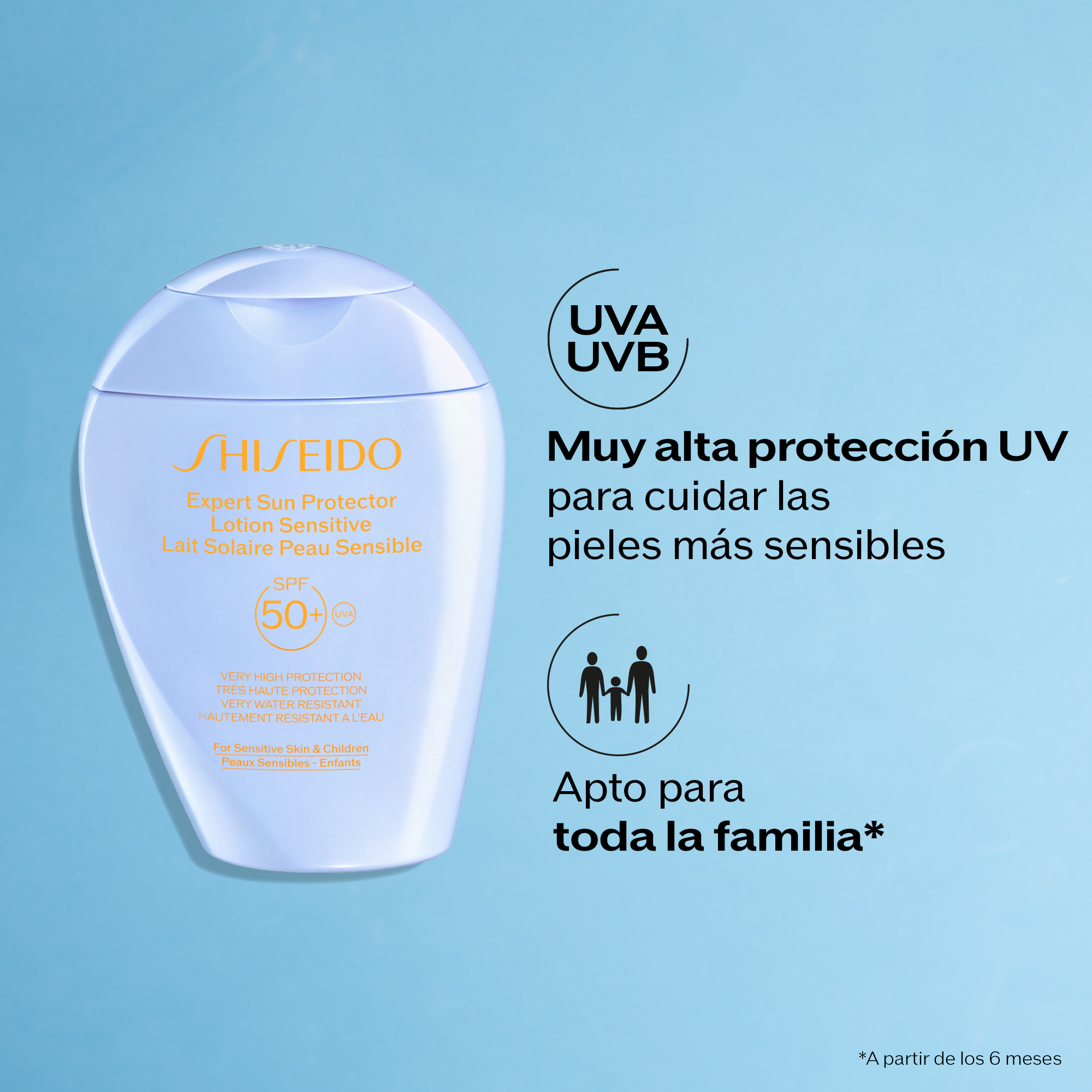Expert Sun Protector Lotion Sensitive SPF50+, 