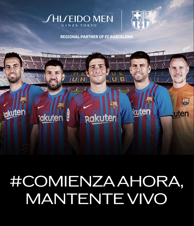 SHISEIDO MEN REGIONAL PARTNER OF FC BARCELONA